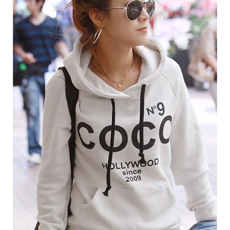 wholesale Women sweatshirts Hoodies Printing Sweatshirts Casual Outerwear Parka Coats Moleton ...