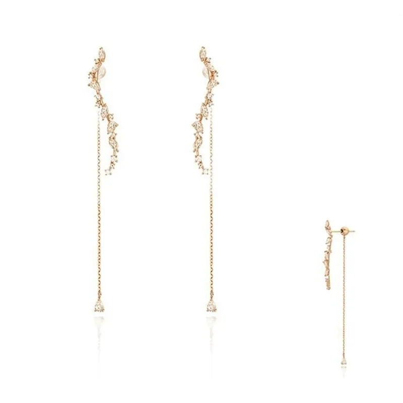 

2018 Fashion Popular Irregular Exquisite Secretary Kim Same Style 925 Sterling Silver Drop Earrings For Women Fine Jewelry Gift