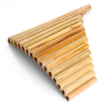 15 Pipes Professional Bamboo Pan Flute Handmade Panflute Panpipes Flauta Xiao Woodwind Musical Instrument Panflute Xiao