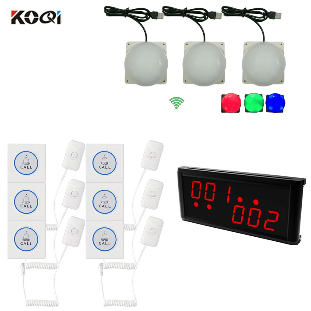 

1 receiver host 3 room light 6 patient bed button Wireless emergency call help Hospital Call System