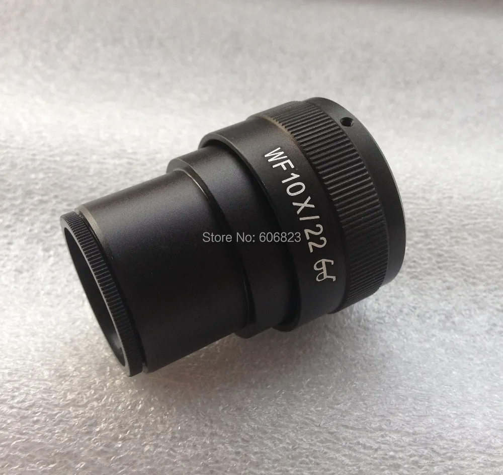

One WF10X/22 Diopter-adjustable w/ Reticle High Eye-point Eyepieces For Microscope