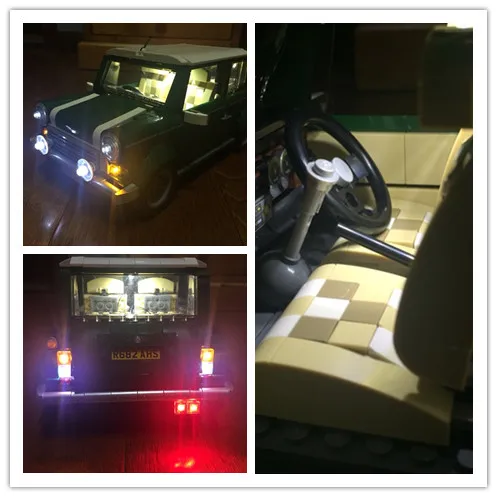 

LED light up kit for 10242 and 21002 MINI Cooper Model Bricks (only light included)(car Blocks Set not included)