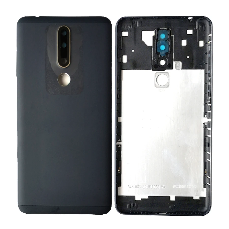 JPFix задняя крышка батарейного отсека для Nokia 3 1 Plus TA 1117 1104 корпуса запасная