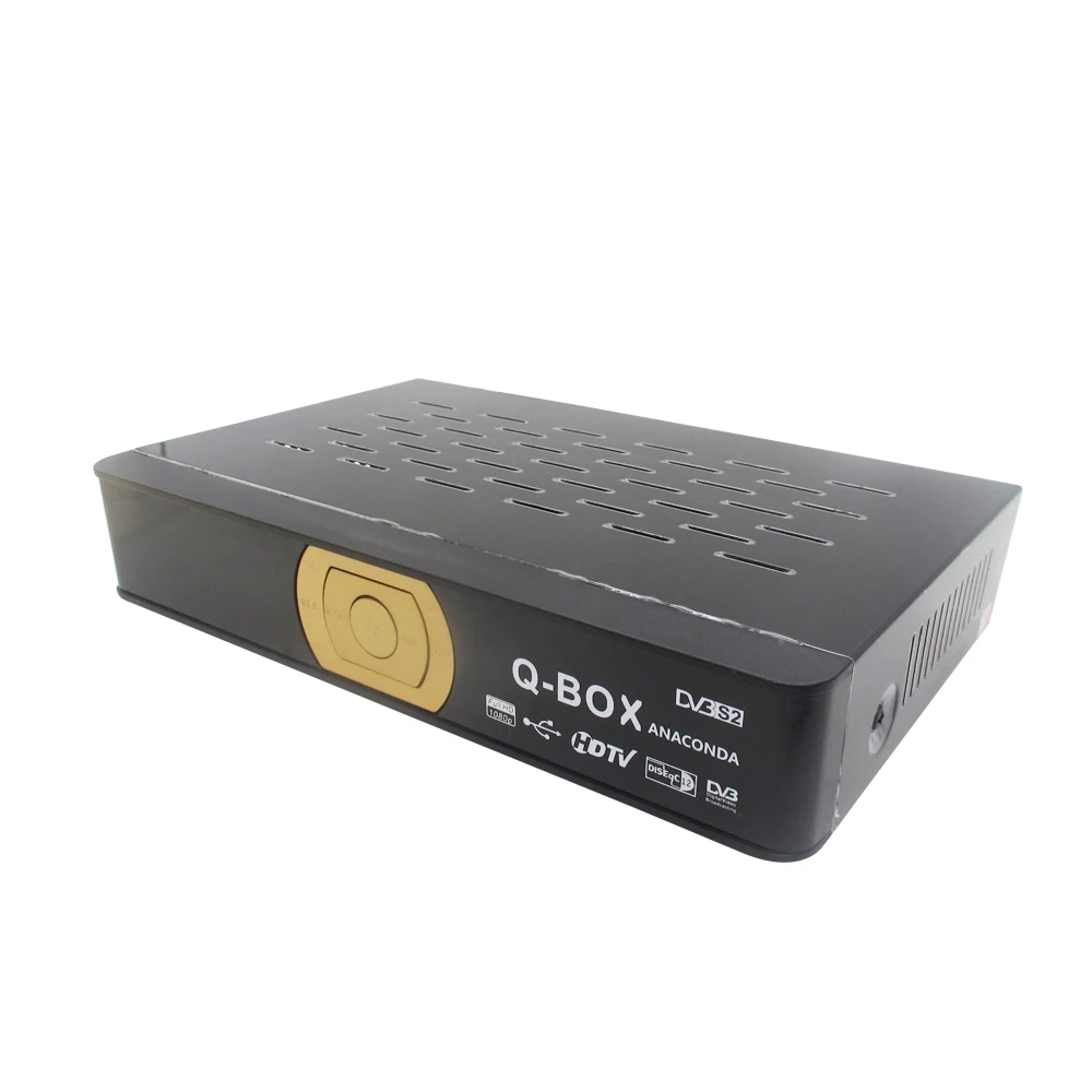 Q Box DVB S2 спутниковый ресивер с поддержкой USB WiFi Youtube PowerVu Biss Key + 1 год Clines Cccam для