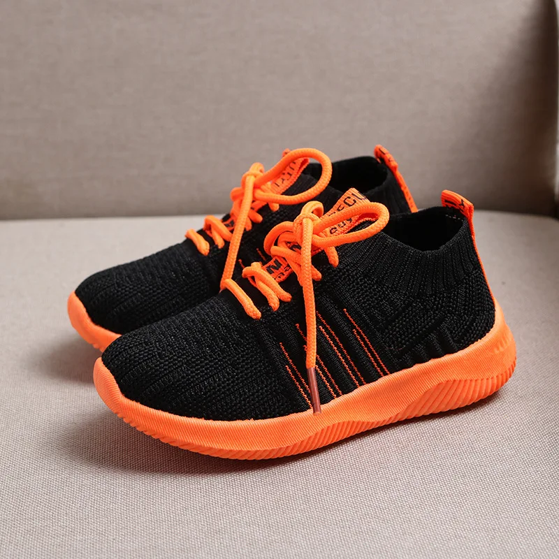 

2019 New Kids Shoes Spring/Summer Breathable Mesh Children Shoes Lace-up Casual Shoes Kids Sport Shoes Comfortable Kids Sneakers