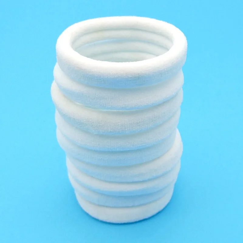 20 Pcs/Lot Hair Accessories For Girls  Rubber Bands White Holder Elastic Gum (3 Size Choose )