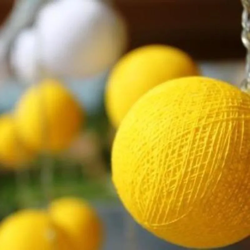 20pcs-sets-Two-Tone-Yellow-White-Cotton-Ball-String-Light-Patio-Fairy-Home-Garden-Wedding-Party1