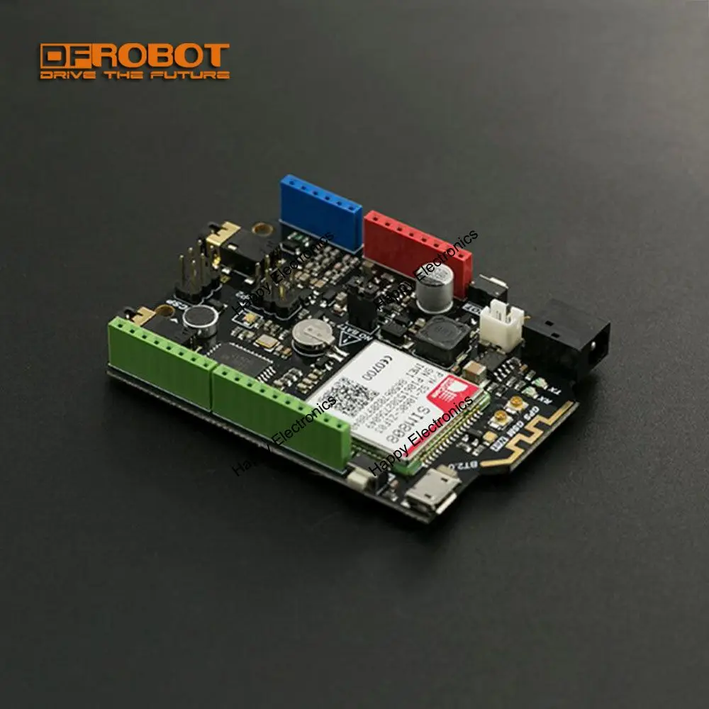Новинка DFRobot SIM808 с материнской платой Leonardo 5 В ATmega32u4 MCU интегрированный GSM/GPRS/GPS