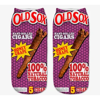 

RUNNING CHICK cigar 3d digital printing socks boys magic socks