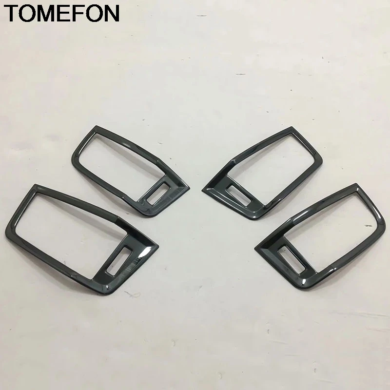 TOMEFON For Skoda Karoq 2017 2018 2019 Front Air Condition Control AC Vent Outlet Cover Trim Interior Accessories StainlessSteel |