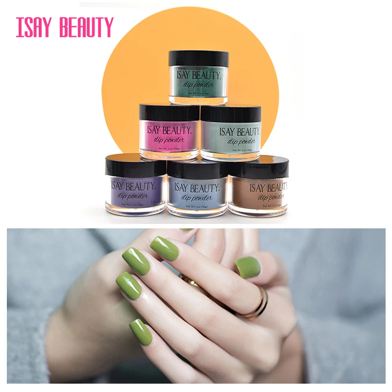 ISAYBEAUTY 28 Грамм рождественские цвета окунания порошок грамм без лампы лечения