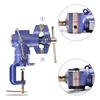 2-1/2" Two Jaws Clamp-on Vice Swivels and Rotates 360 Degrees Multi-purpose Table Swivel Vise with Anvil 3