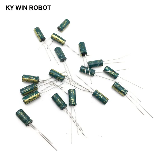 50PCS Radial Electrolytic Capacitor 1UF 50V 5x11mm NEW 50PCS Radial Electrolytic Capacitor 1UF 50V 5x11mm NEW