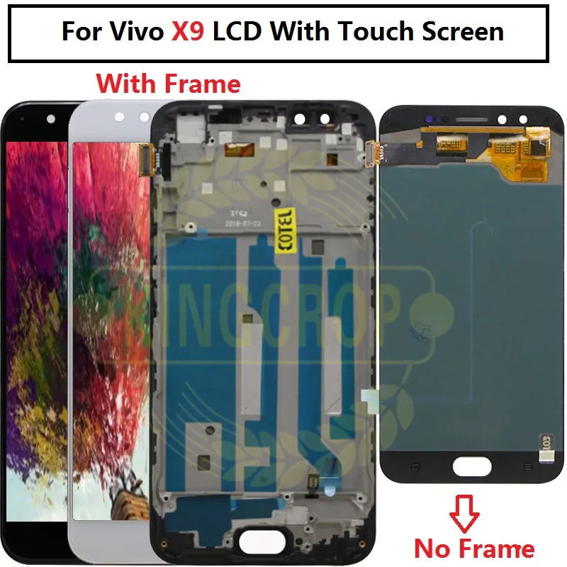

5.5 inch For VIVO X9 LCD Display with frame Replacement Accessories with Touch Screen Digitizer Assembly For VIVO X9 Screen