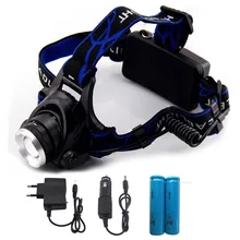 Горячая Распродажа перезаряжаемый XML T6 2000 люмен масштабируемый налобный фонарь светодиодный налобный фонарь 18650 Аккумулятор для кемпинга охоты фонарь