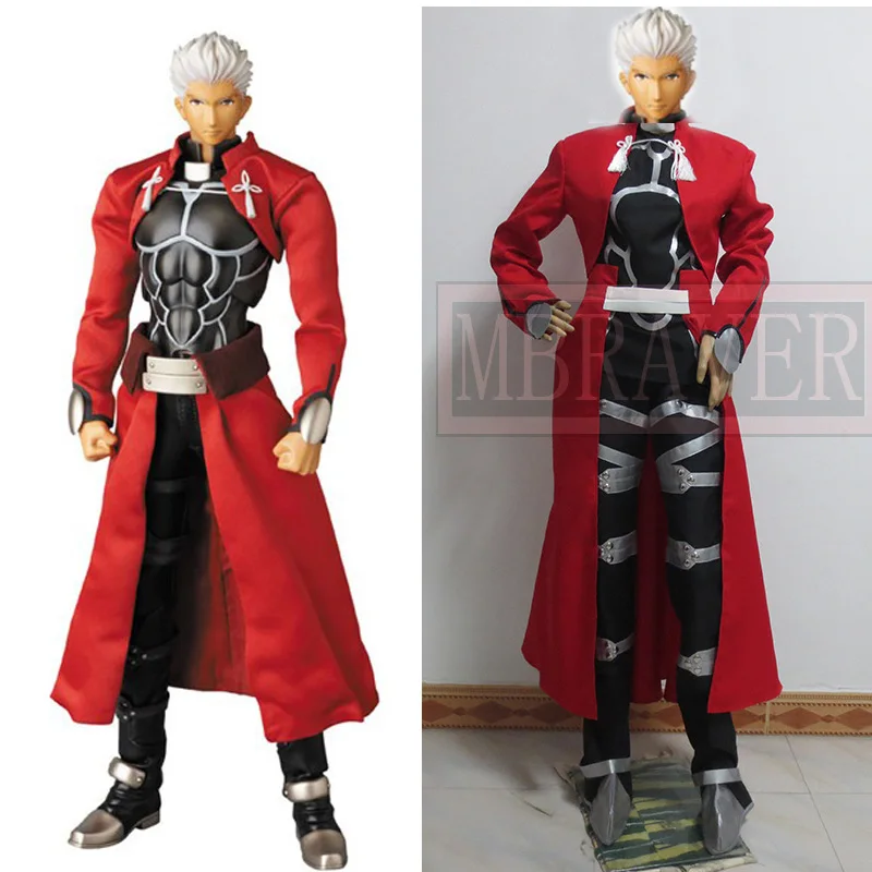 Fate Stay Night Archer Emiya Shirou Косплей Костюм Хэллоуин Бесплатная доставка|costume halloween