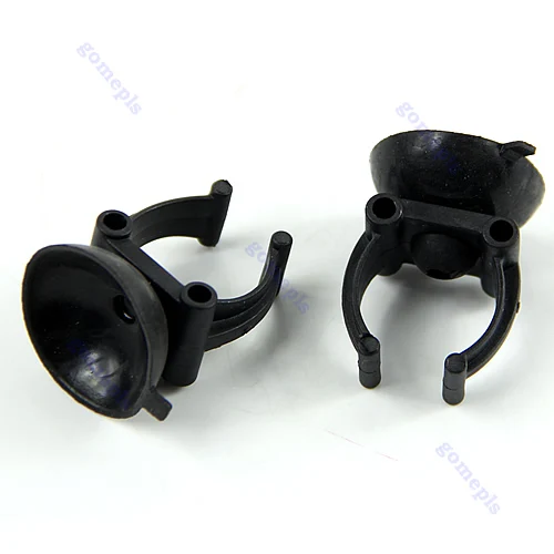 

2PCS Black Suction Cup Clip 30mm Diameter For Heater Tubing Aquarium Rain Bar
