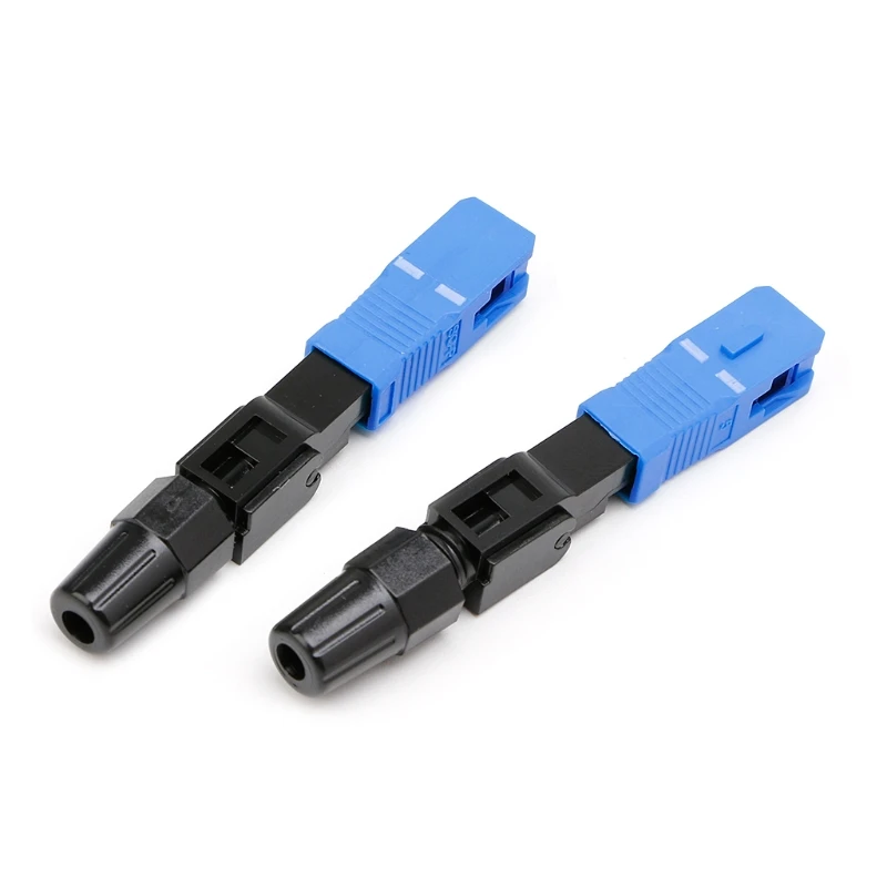 

100PCS SC Optic Fiber Quick Cold FTTH SC Single Mode UPC Fast Connector