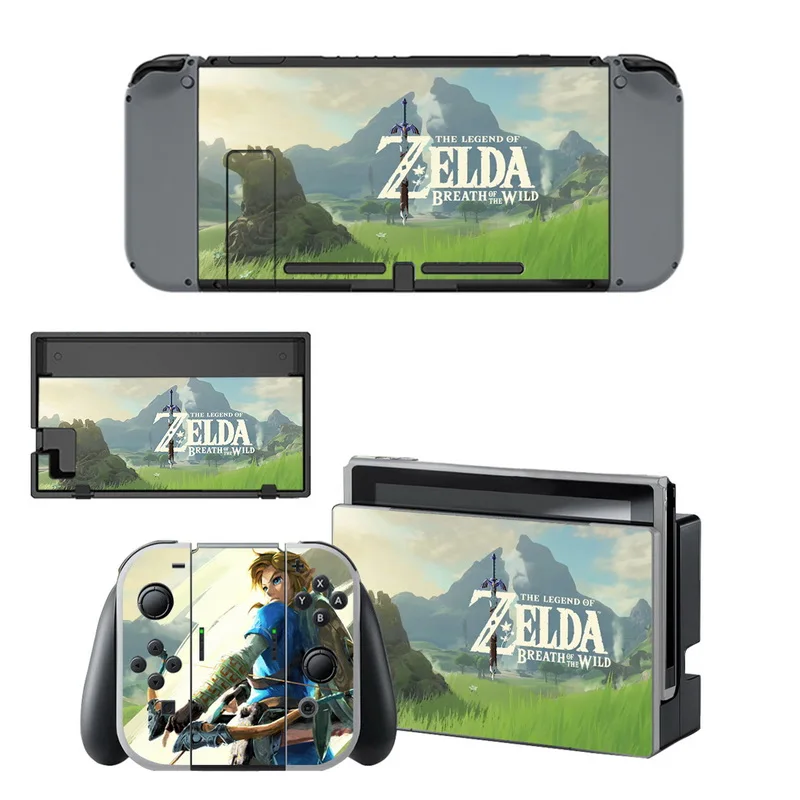

15 Styles The Legend of Zelda Decor Skin Game Sticker For Nintend Switch NS NX Console & Joy-con Controller Gamepad Stickers