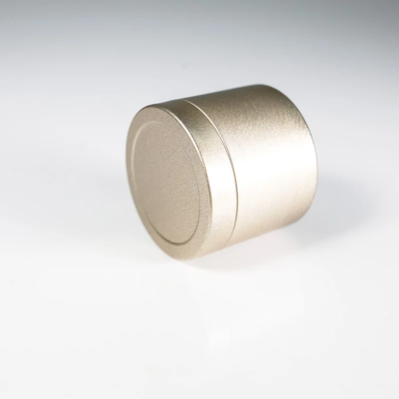 S Aluminum Tea Container Fresh-keeping Sealed Coffee Powder Cans Candle Storage Boxes Portable Travel Tea Bag Organizer