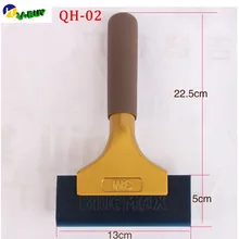 QH-02 Резиновая лента алюминий длинная ручка скребки инструменты с синий Max резиновые щетки импортные Pro мощный резиновый валик