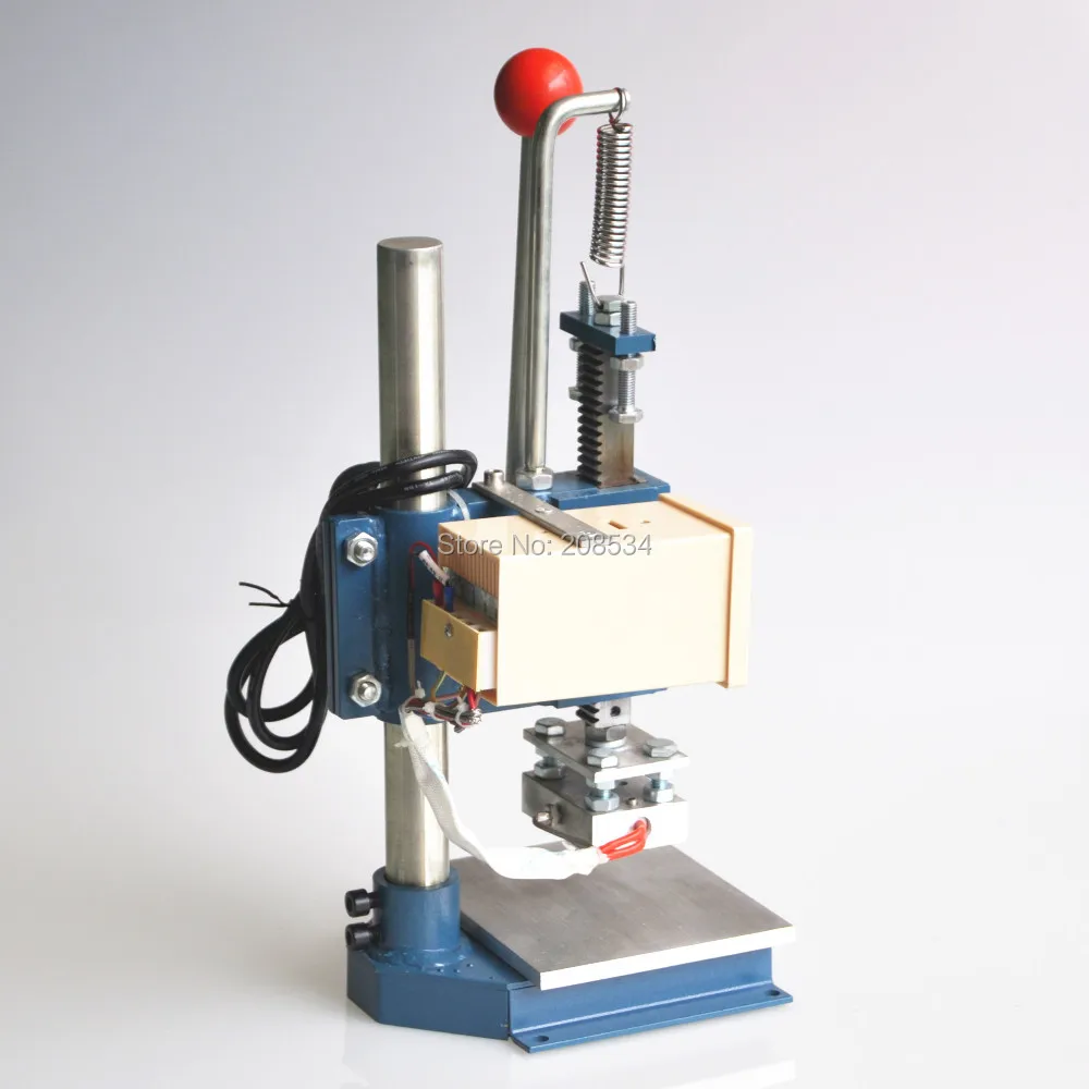 Hot foil Embossing Dies machine for leather heat embosser stamping press machine digital alphabet handheld 10X13CM