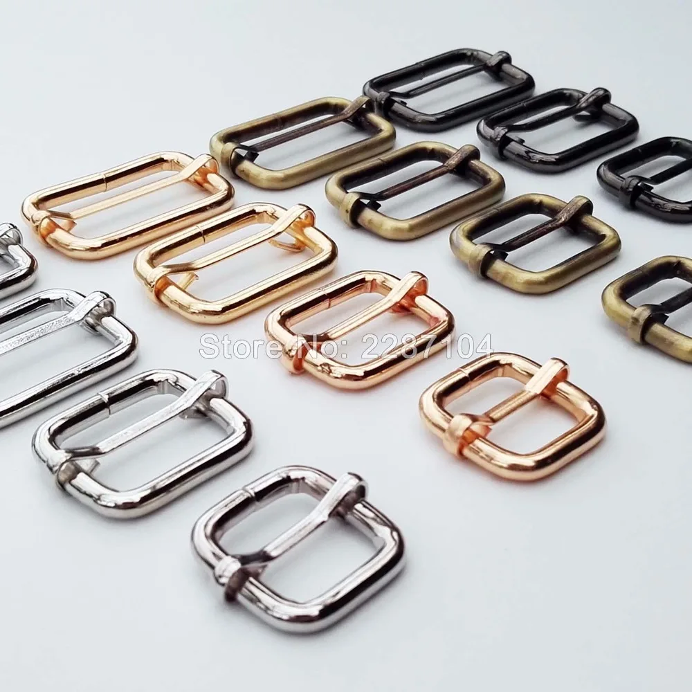 

10pc Metal Heavy Duty Strong Shoulder Bag Strap Belt Web Rectangle Adjust Tri-glide Buckle Slider Loop Ring Leather Craft Repair