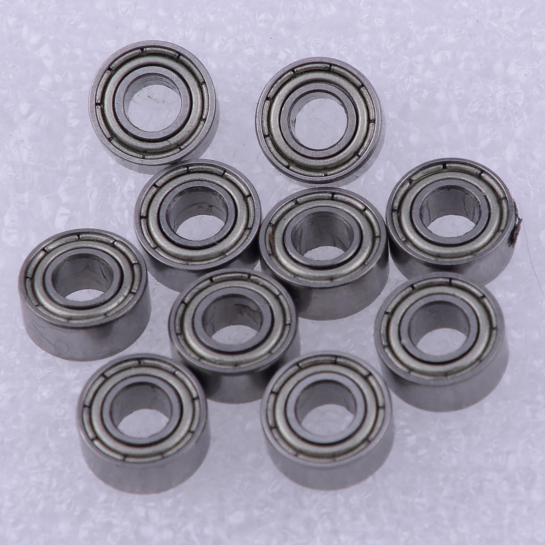 LETAOSK 10PCS Silver Mini Miniature 684 Z ZZ Ball Bearings Motor