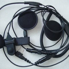 2 Pin мотоциклов Полный уход за кожей лица наклейка на шлем гарнитура PTT для Kenwood для Baofeng иди и болтай Walkie Talkie “иди и UV-5R BF-888S GT-3TP двухстороннее радио