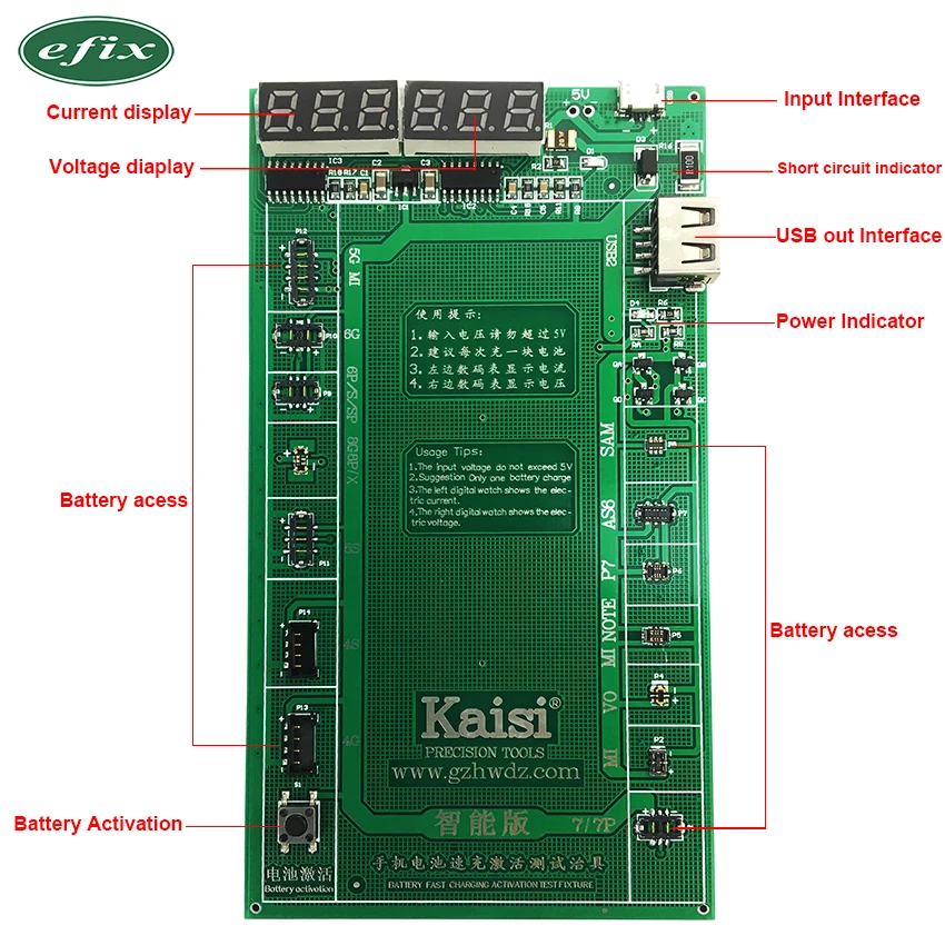 K-9202 + 17 в 1 Professional батарея активации заряд доска Mic USB кабель для iPhone 4 5S 6/s/6 s/7 Plus Для Ipad 2/3/4/5/Air 2