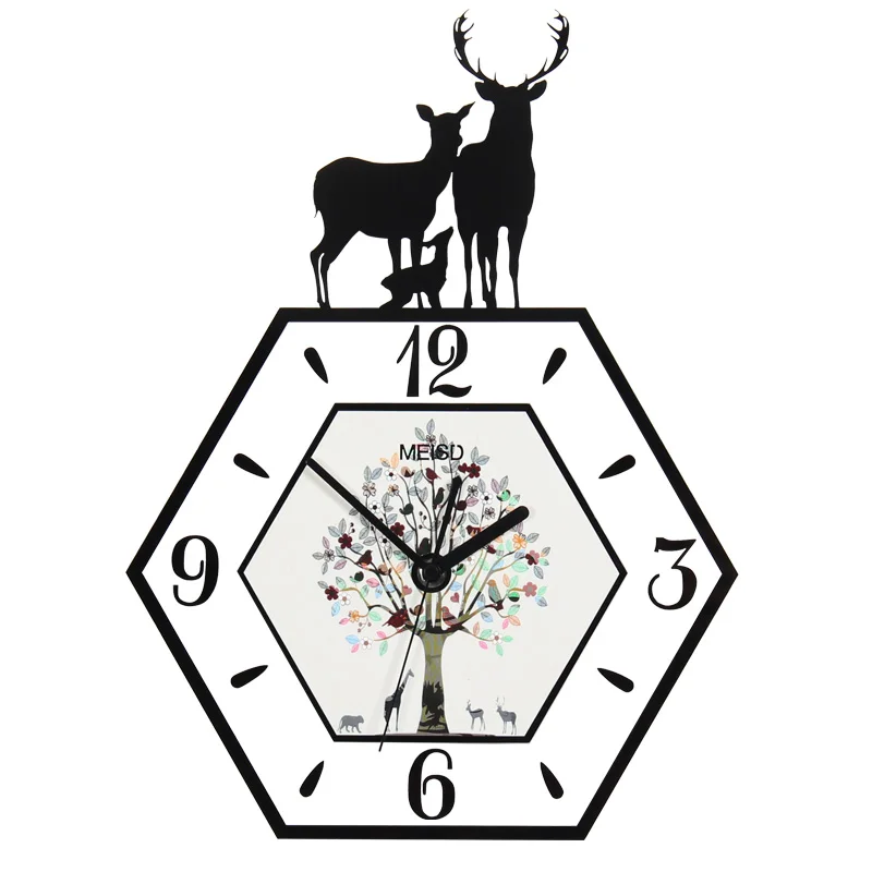 3D большие настенные часы современный дизайн цвет выбивает Настенные часы Тихий домашний декор кварцевые часы с настенной наклейкой CY117 - Цвет: CY117-40CM