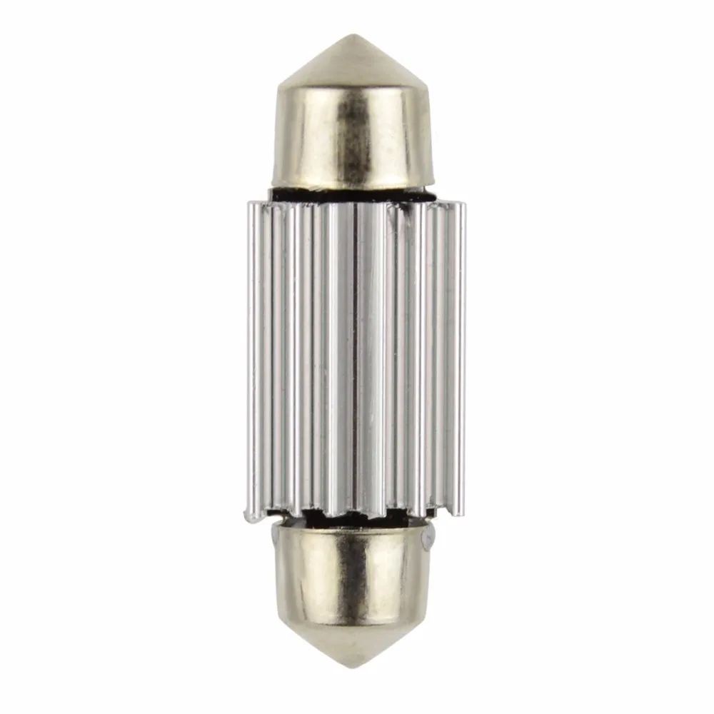 100X гирлянда 36 мм 39 42 3 SMD 5050 Canbus 12 В без ошибок автомобильная лампа купольная C5W