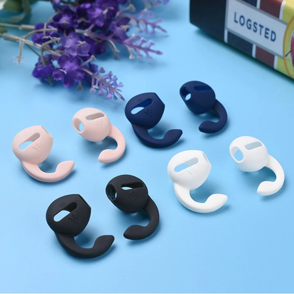 

2 pack Silicone Earphone Case for Apple AirPods Anti-slip Earphone Case Hook Cover Replacement N.8