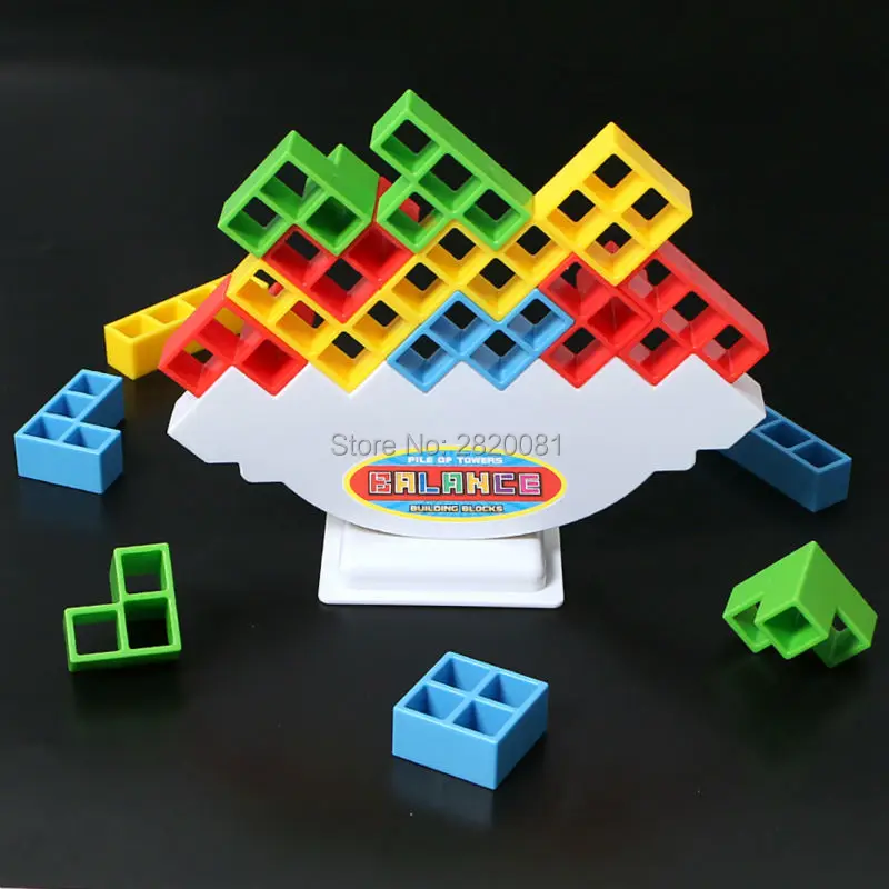novetly building blocks pile of tower balance game,stacking tower anti