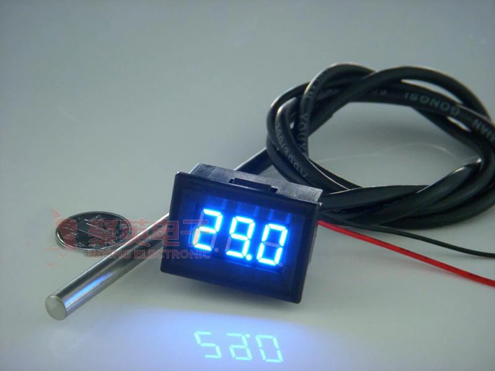 0 56 &quotDC 12V 24V синий светодиодный цифровой термометр-55c до 125c измеритель