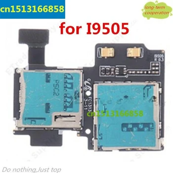 

10 pieces/lot SIM Card Tray & Memory Card Holder Flex Cable Parts for Samsung Galaxy S4 I9505
