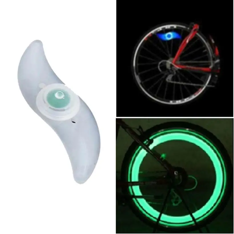 Excellent Youthful Style Bike Spoke Wire Tire Tyre Wheel LED Bright Lamp Bicycle Cycling Accessories Professional Bike Light Flashlight 4