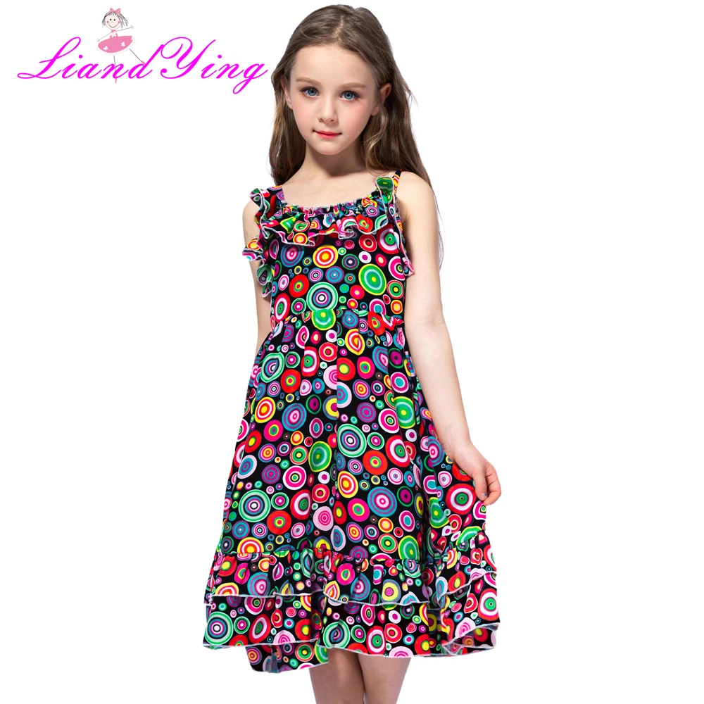 Vestidos de niña estampados 2019 Clearance