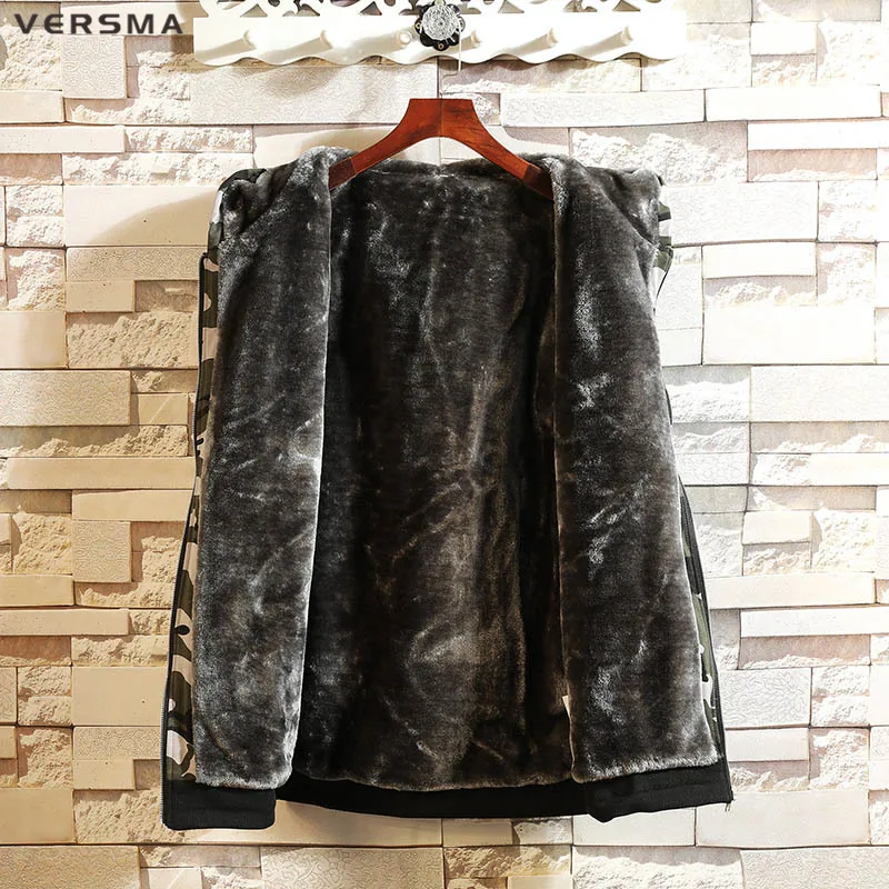 VERSMA Military Camouflage Tactical Fleece Jacket Men Winter Overcoat Japanese Streetwear Mens Bomber Jackets Male Trench Coat VERSMA Military Camouflage Tactical Fleece Jacket Men Winter Overcoat Japanese Streetwear Mens Bomber Jackets Male Trench Coat