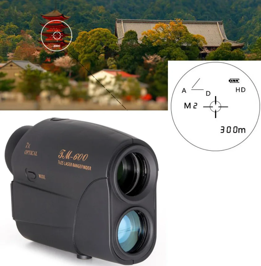 Hunting Monocular Telescope Distance Meter Speed Tester 7X25
