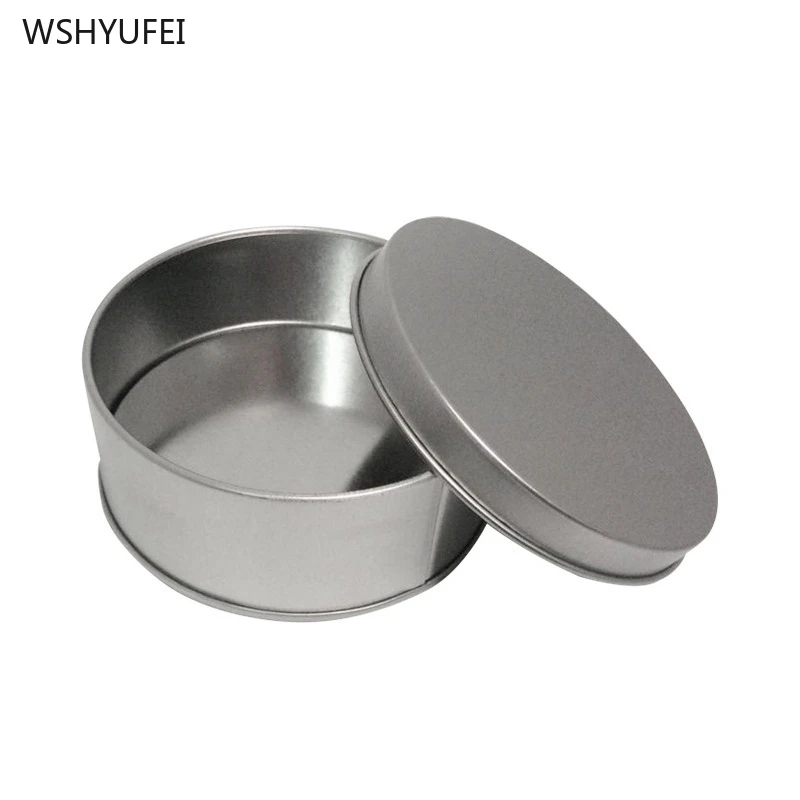 

4pieces of direct sales metal nougat cookies tea dried fruit hairpin hair ring iron box tin can round home storage free shipping