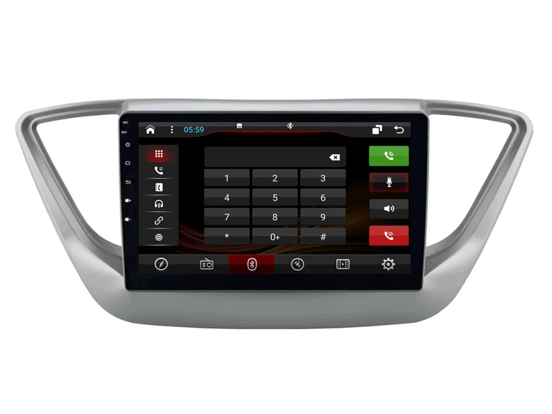 Flash Deal Elanmey top equipped 8 core+64G rom android 8.1 car radio for HYUNDAI Verna /Accent /Solaris 2017-2018 Auto AC HU DSP Gps stereo 4
