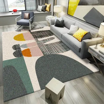 

Nordic Style Rectangle Carpet For Living Room Children Bedroom Rugs And Carpets Computer Chair Floor Mat Cloakroom Carpet
