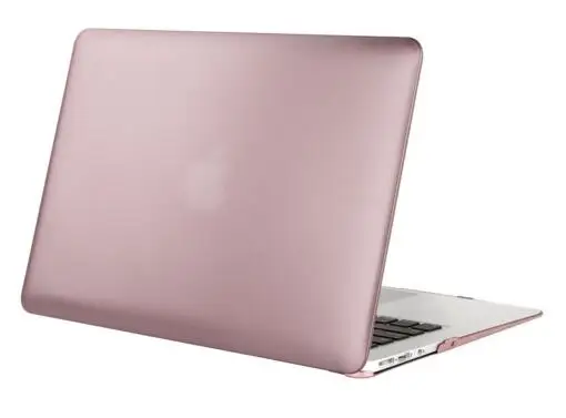 Прозрачный матовый чехол Mosiso для ноутбука Macbook Air 13, A1466, A1369, Жесткий Чехол для ноутбука,,+ силиконовый чехол - Цвет: Rose Gold