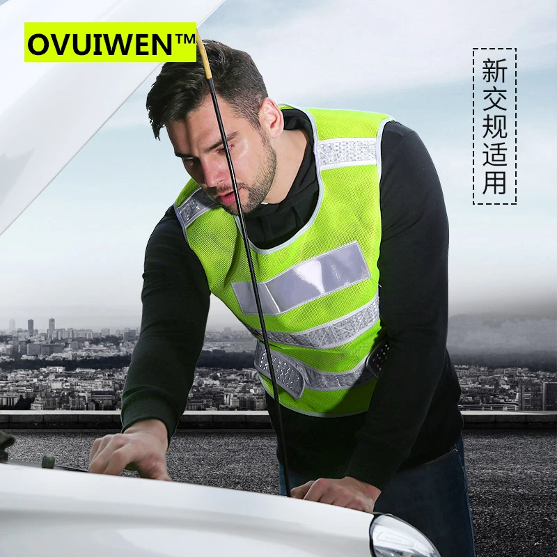 2018 Reflective Vest High Visibility Safety Clothing Multi pockets