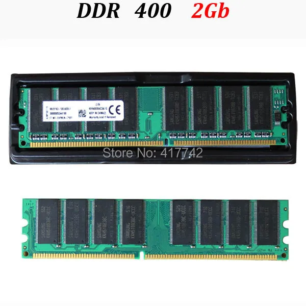 Для всех модуль ddr для настольных компьютеров PC-3200 память ddr1 ram 400 2Gb(1Gb* 2) Двухканальный/ddr 400Mhz 2G-пожизненная Гарантия-хорошее качество