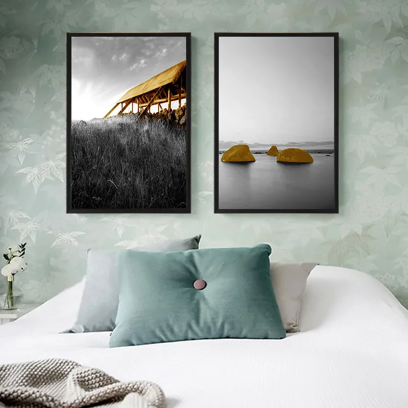 Scenery Nordic Canvas Painting Nordic Home Decor Wall Art Picture