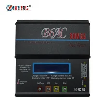 HTRC B6AC 80W 6A RC Balance Charger Discharger for 1 6s LiPo LiFe Lilon font b