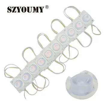 

SZYOUMY 500pcs/Lot Led Module Side Lighting 5730 Led Lamps 1 Led Module Injection Lens Super Brightness For Logo Letter
