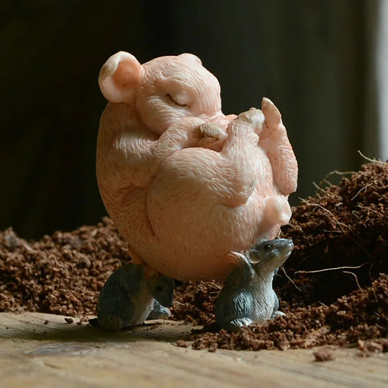 

Sleeping Pig Created Christmas Toy New Year Birthday Gift Doll Decoration Pig